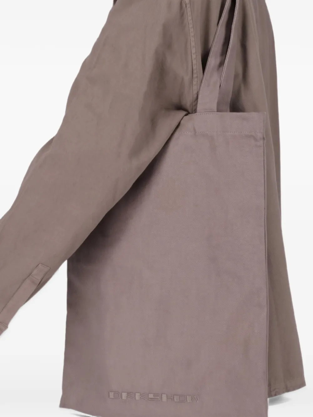 Rick Owens DRKSHDW Jumbo overhemd met borstzak en knopen Grijs