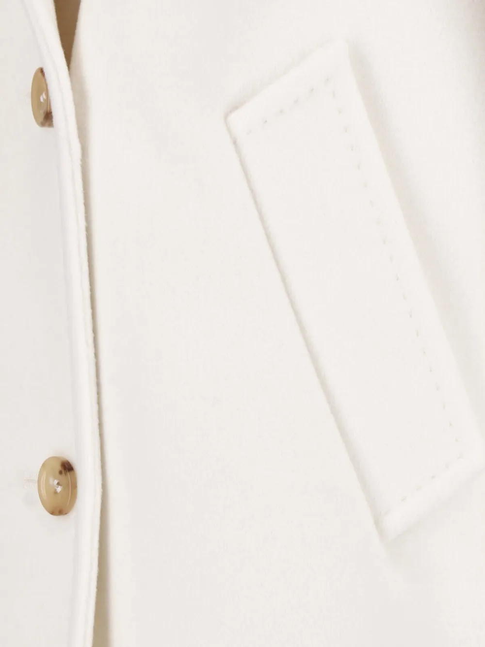 Max Mara Jack met dubbele rij knopen Wit