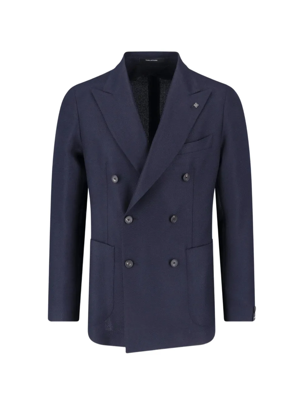 Tagliatore double-breasted wool jacket - Blu