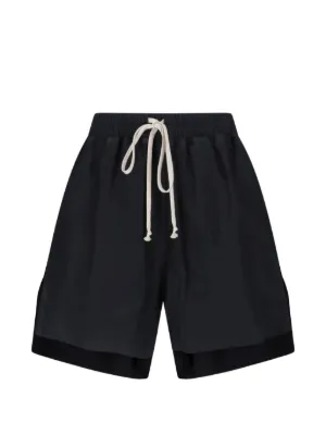 Rick Owens DRKSHDW ドローストリング ハーフパンツ | グレー