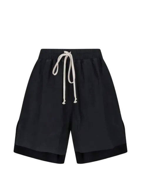 Rick Owens drawstring leather shorts