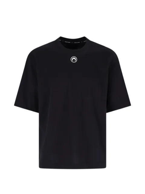 Marine Serre Moon logo jersey loose fit short sleeves t-shirt