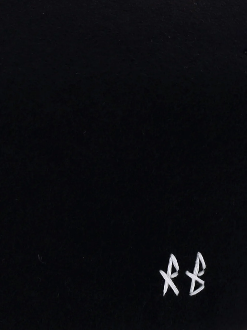 Ruslan Baginskiy Baret met geborduurd logo Zwart