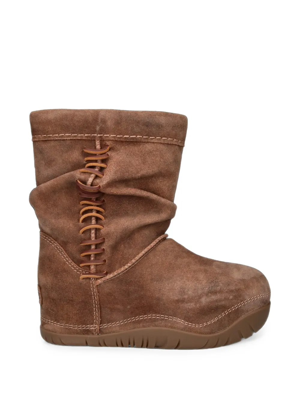 UGG Bucked lace-up slouchy boots - Marrone