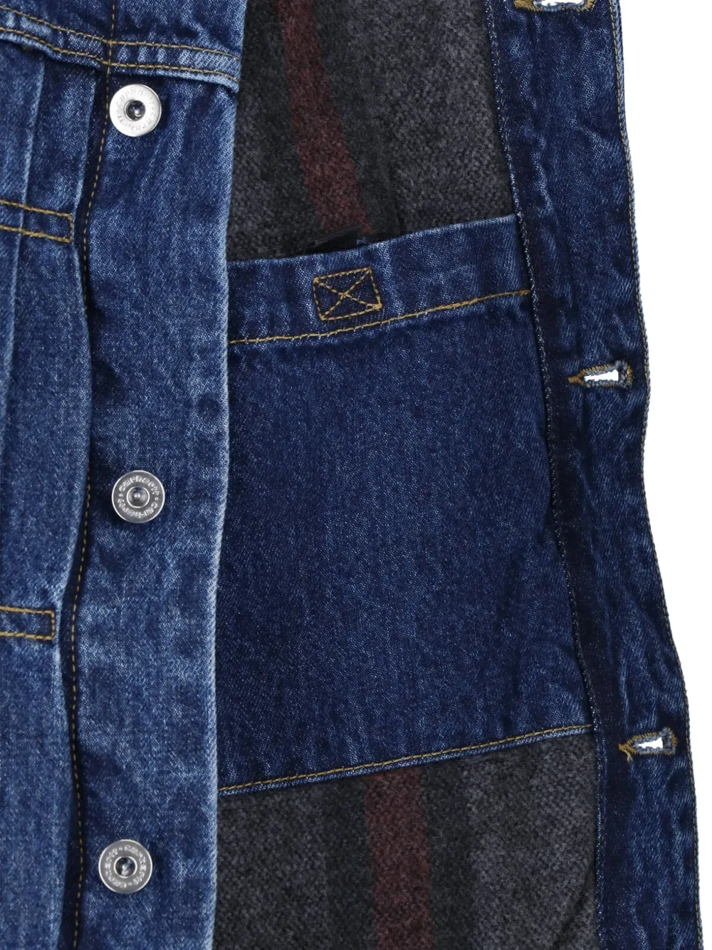 Carhartt WIP Belmar denim jack met logo-patch Blauw