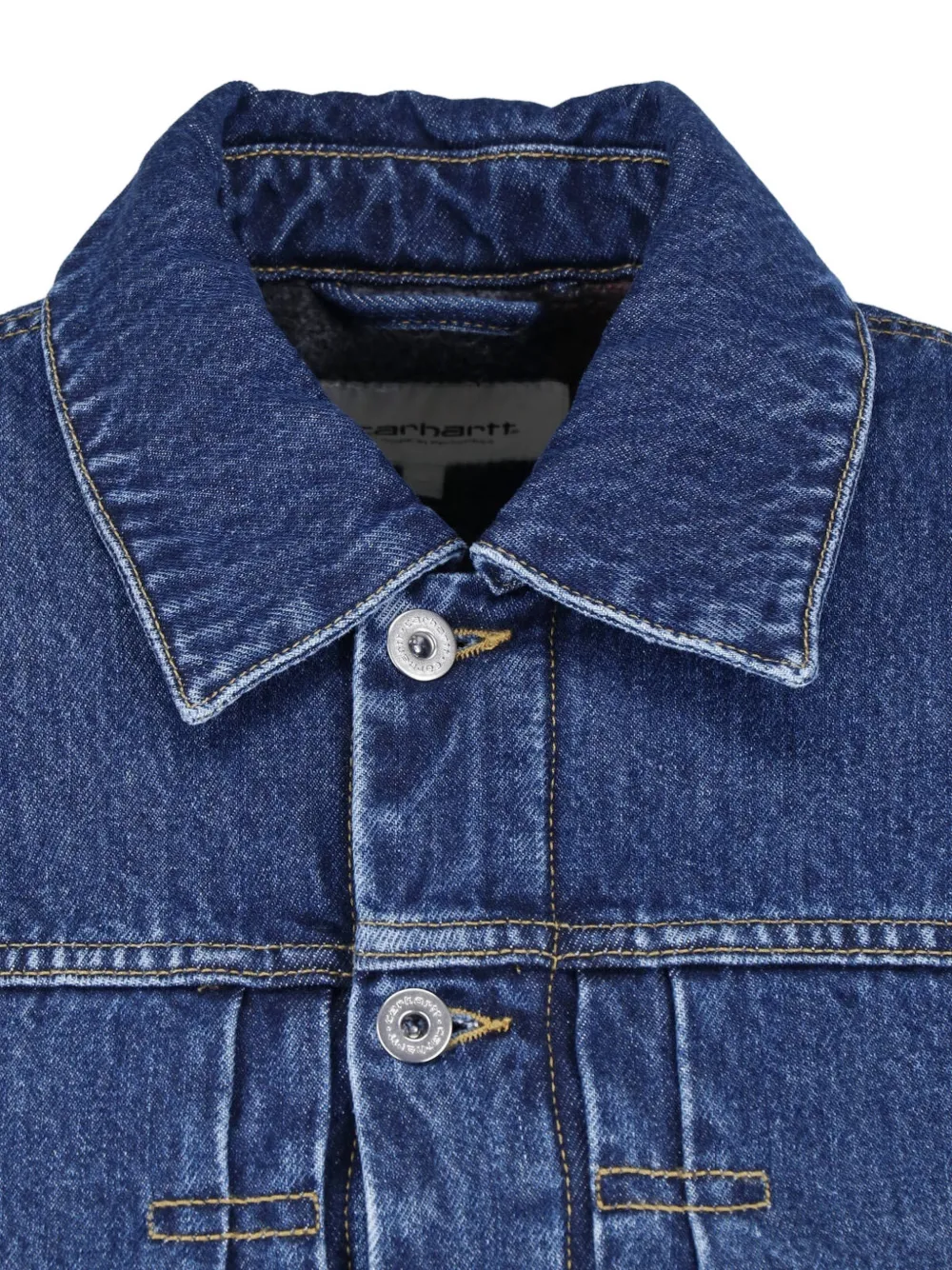 Carhartt WIP Belmar denim jack met logo-patch Blauw