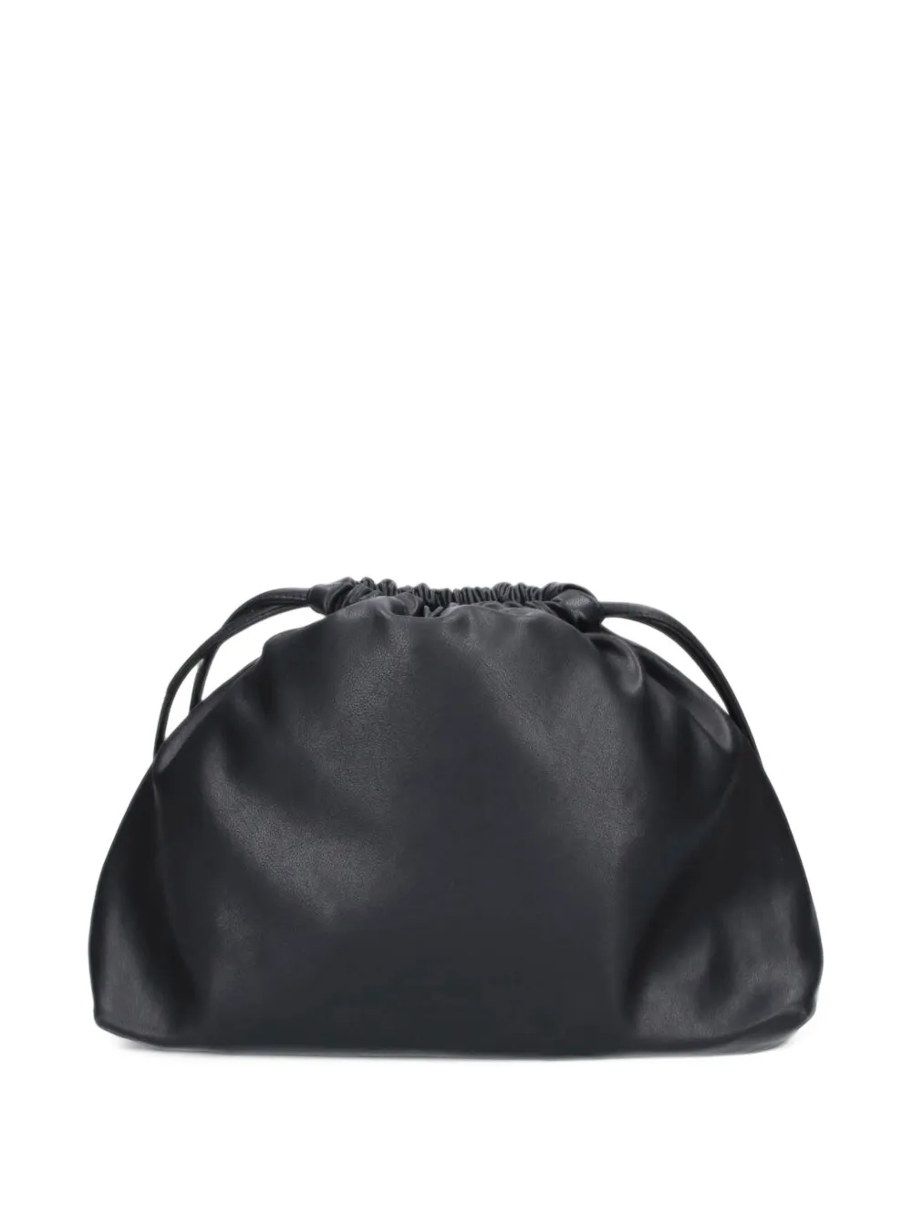 The Frankie Shop Morgan faux-leather small pouch black Zwart