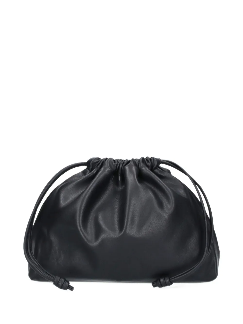 The Frankie Shop Morgan faux-leather small pouch - black - Nero