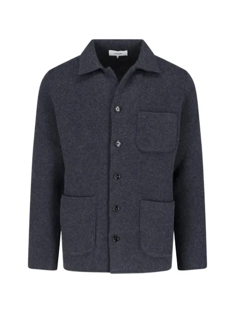 Lardini button-up cashmere shirt jacket