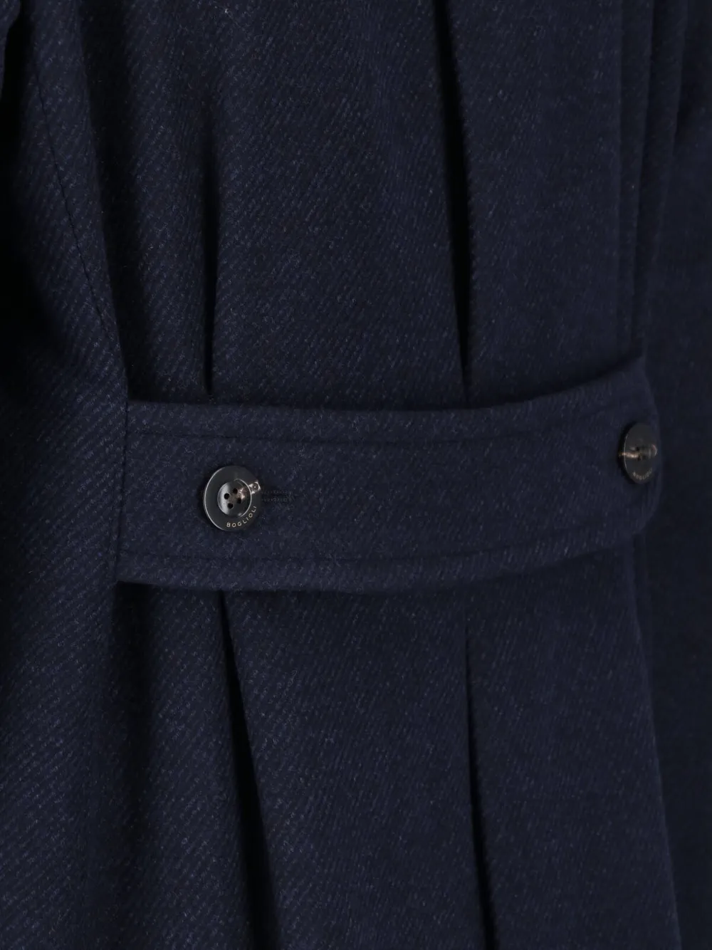 Boglioli double-breasted coat Blauw