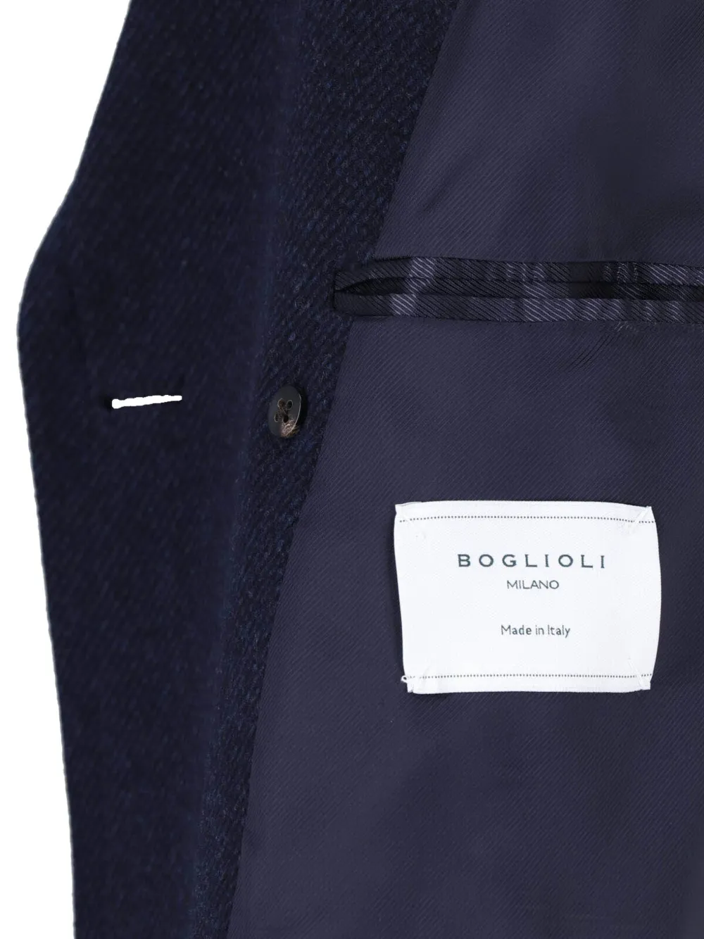Boglioli double-breasted coat Blauw