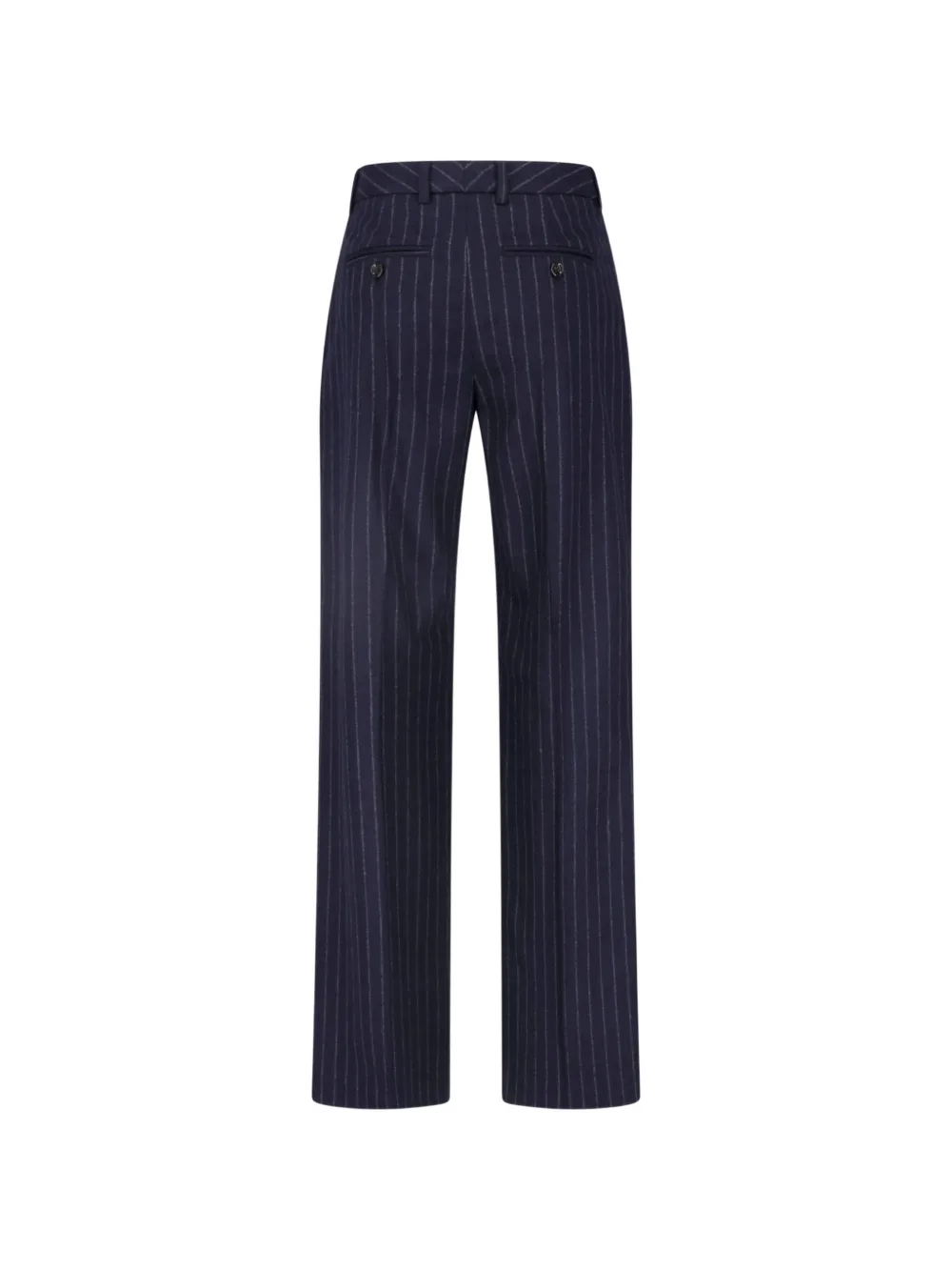 Lardini Pinstripe-pattern Pleated Trousers in Blue, view 2