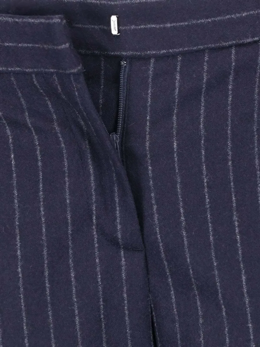 Lardini Pinstripe-pattern Pleated Trousers in Blue, view 3