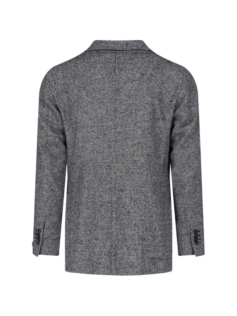 Tagliatore Geweven blazer met enkele rij knopen Grijs