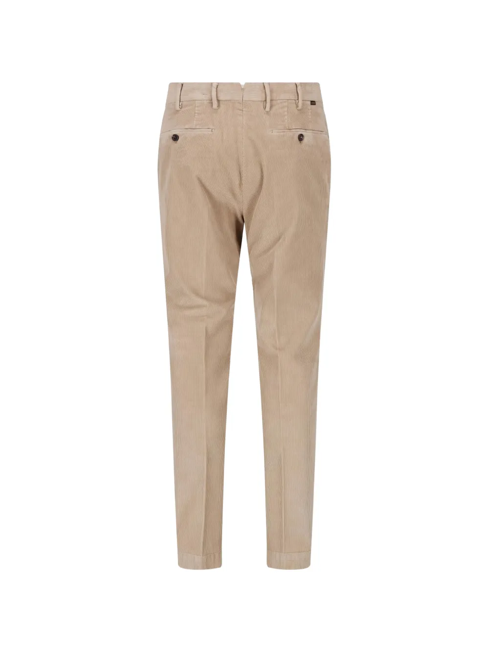 Incotex pleated corduroy trousers Beige