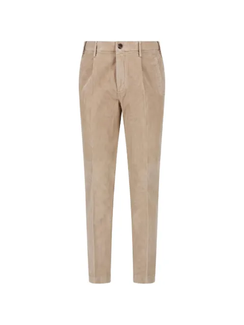 Incotex pleated corduroy trousers