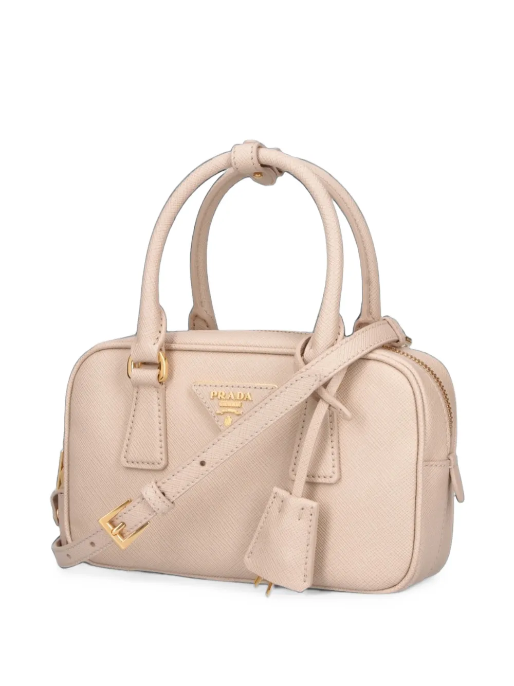 Prada Saffiano leather shoulder bag Beige
