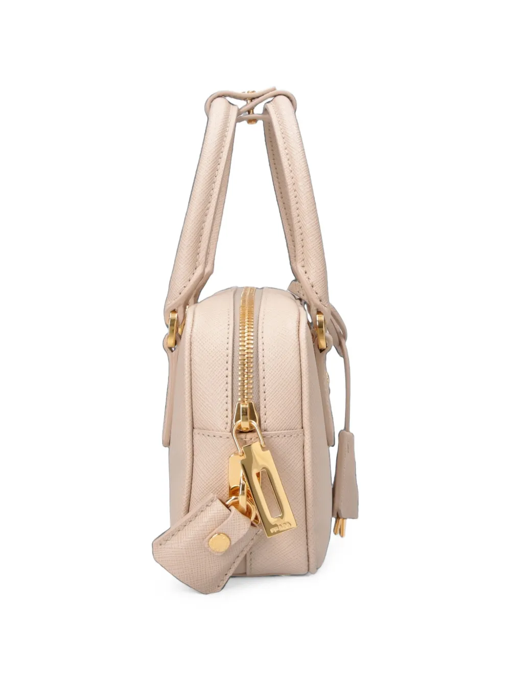 Prada Saffiano leather shoulder bag Beige