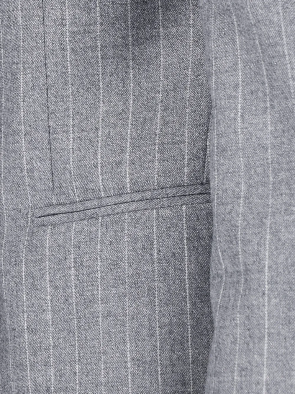 Lardini pinstripe double-breast blazer Grijs