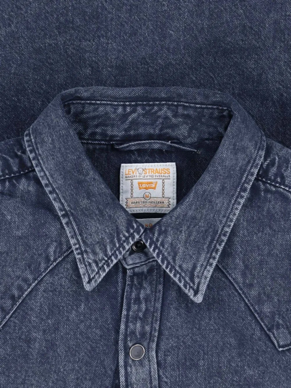 Levi's Barstow western denim shirt Blauw