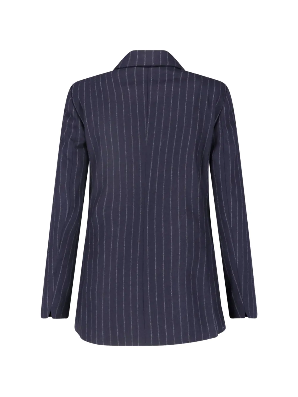 Lardini Blazer met krijtstreep en dubbele rij knopen Blauw