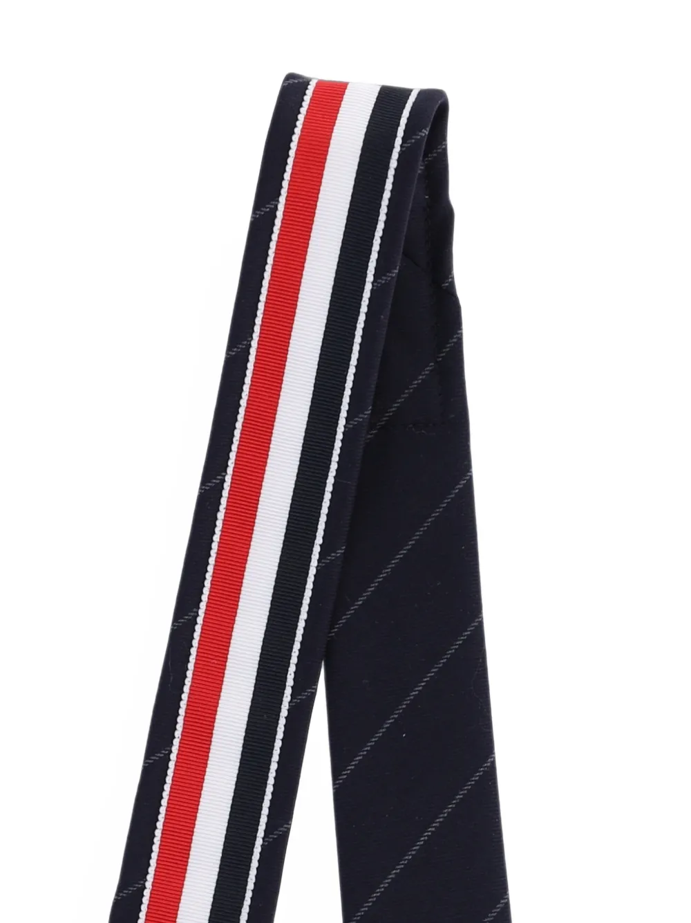 Thom Browne RWB stropdas met streeppatroon Blauw
