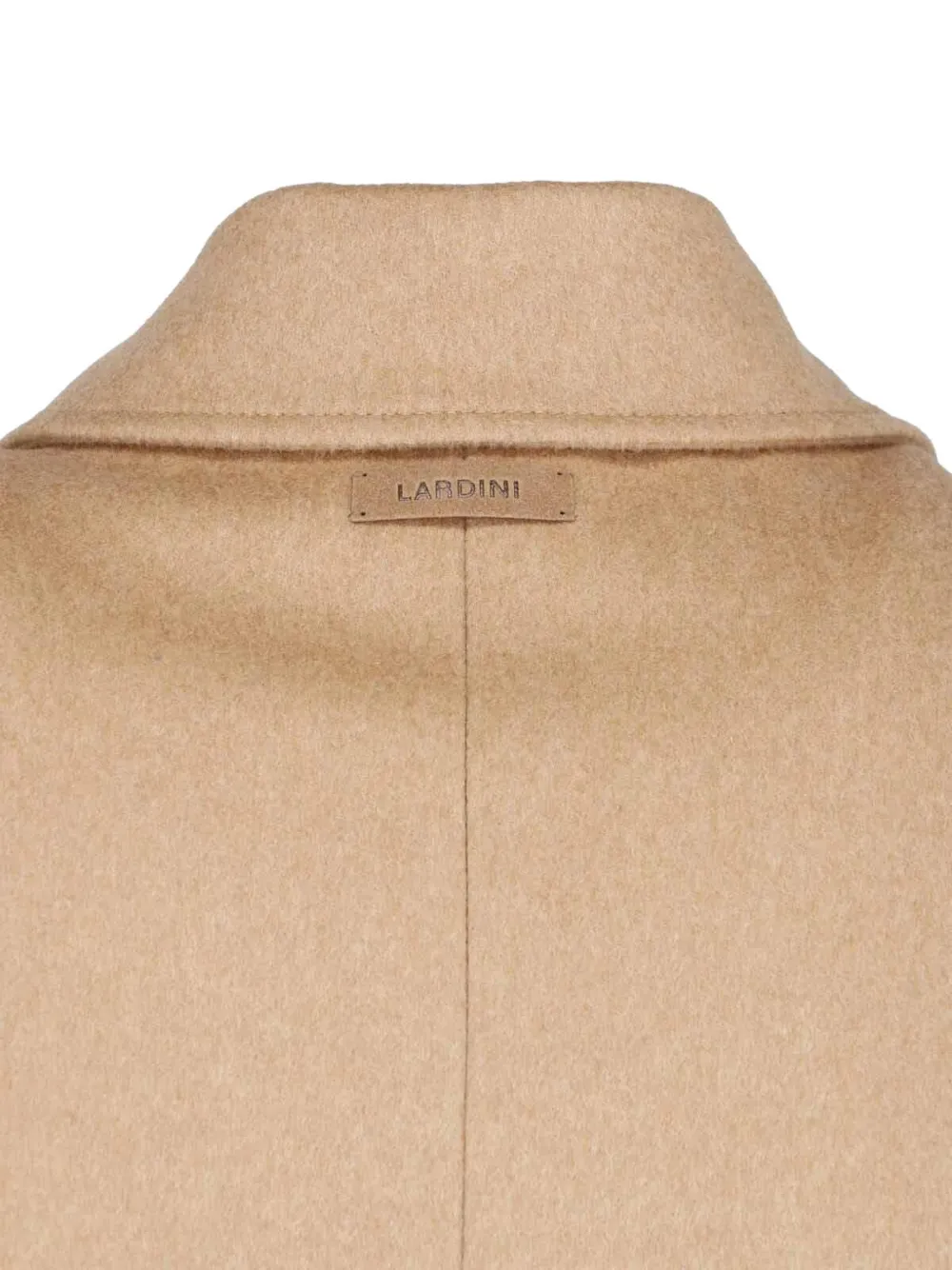 Lardini Wollen jas met rits Bruin