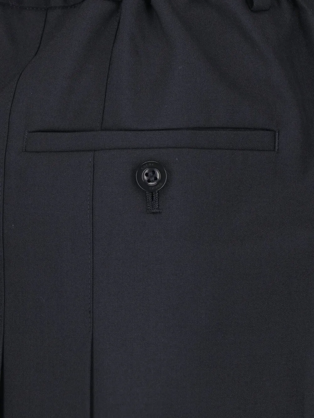sacai Mini-plooirok met ceintuur Zwart
