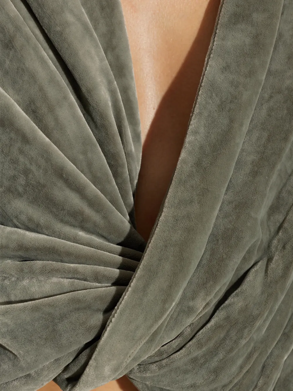 Rick Owens Top met geknoopt detail Grijs