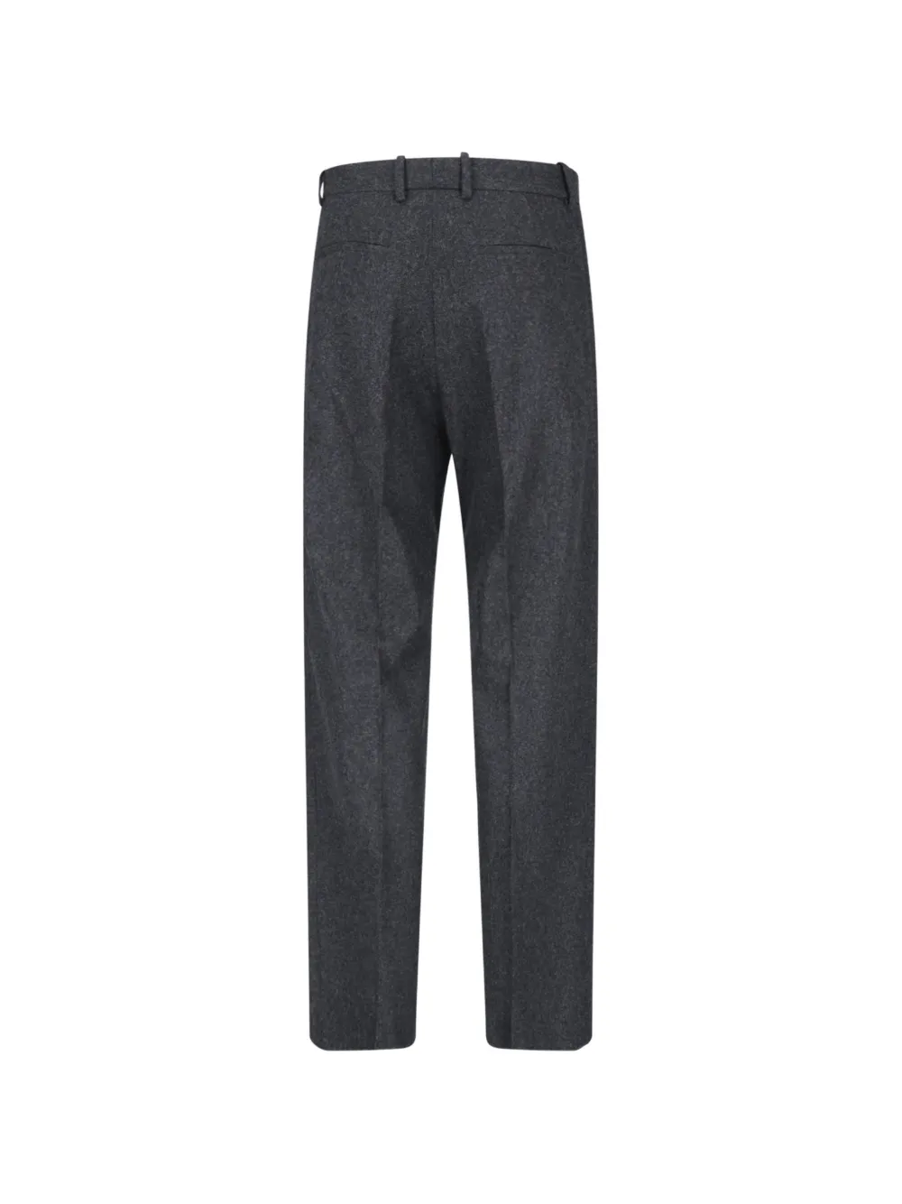 Jil Sander Straight wollen broek Grijs