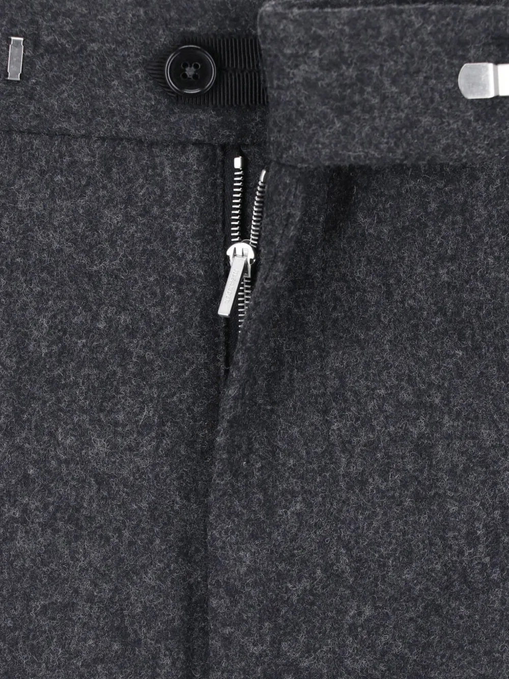 Jil Sander Straight wollen broek Grijs