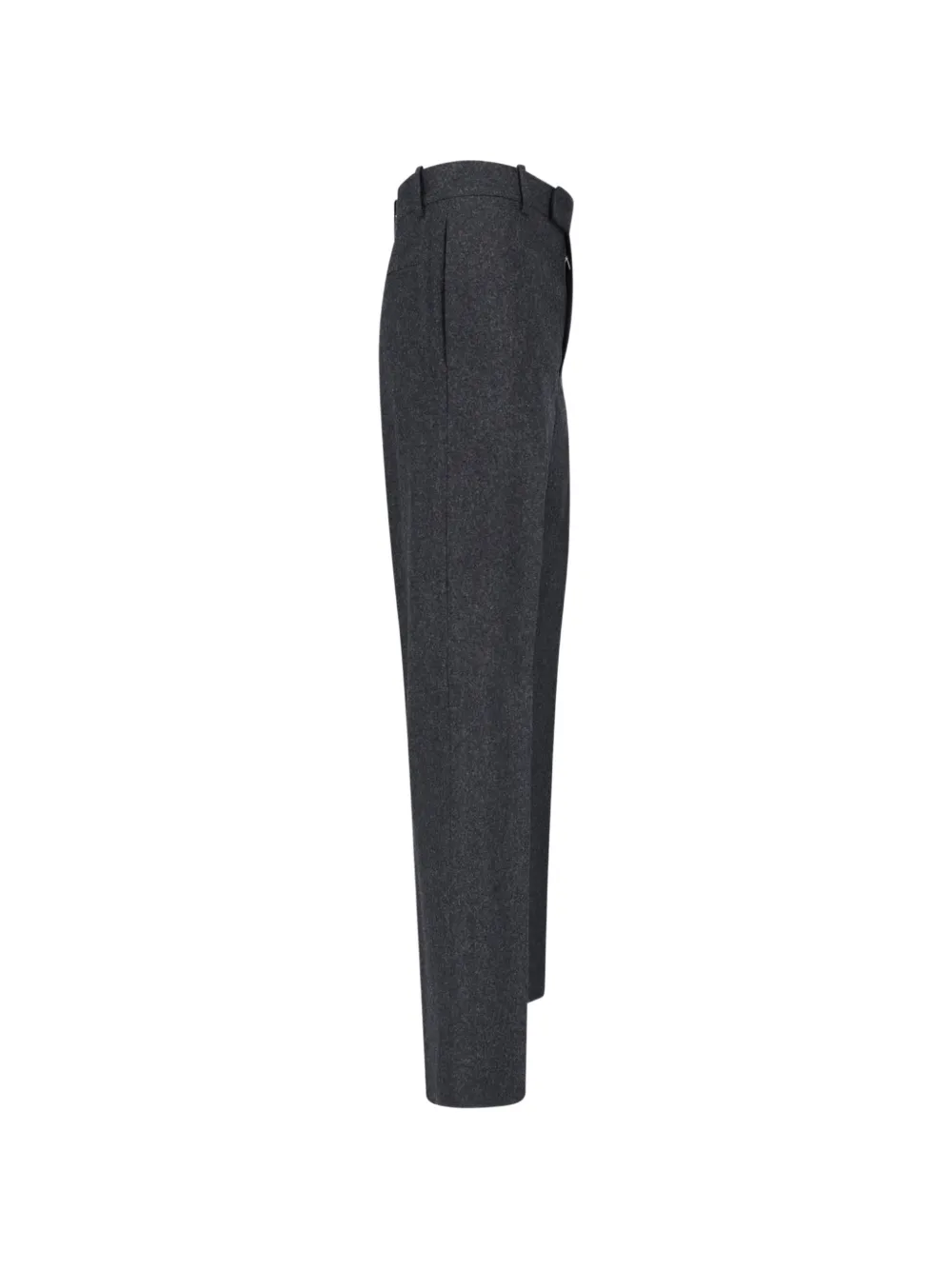 Jil Sander Straight wollen broek Grijs