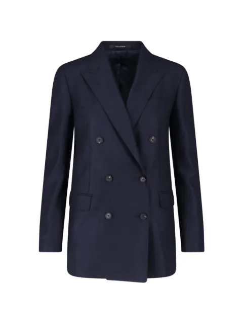 Tagliatore double-breasted peak-lapel blazer