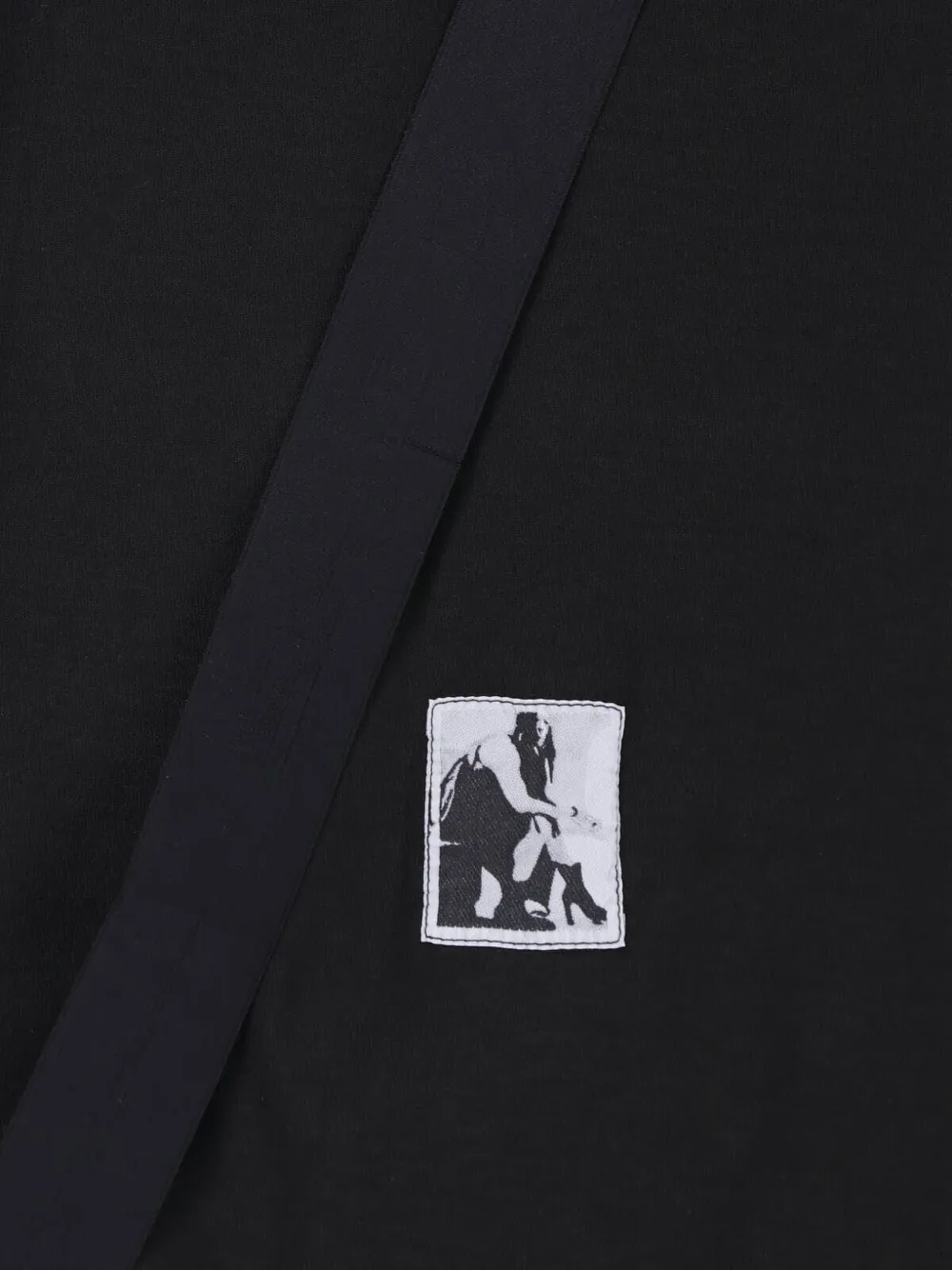 Rick Owens DRKSHDW Tanktop met logopatch Zwart