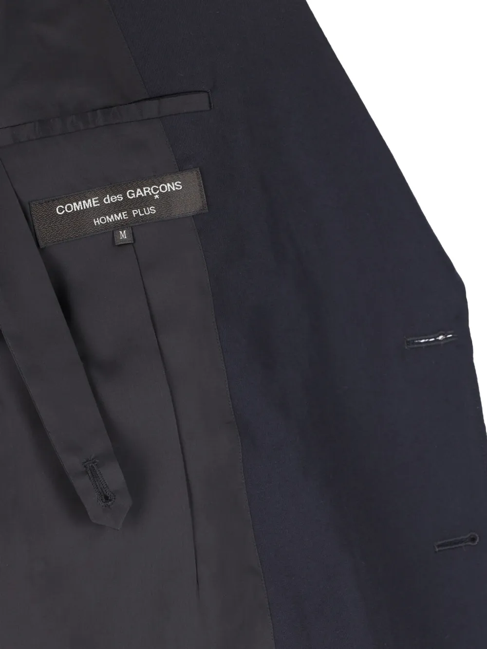 Comme des Garçons Homme Plus Wollen blazer met dubbele rij knopen Blauw