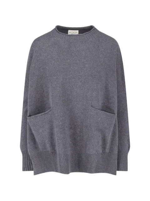 Ma'ry'ya side-slit pocket-detail sweater