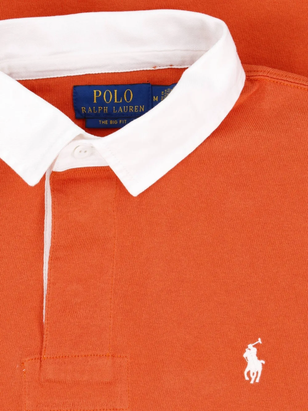 Polo Ralph Lauren Gestreept jersey rugbyshirt Oranje
