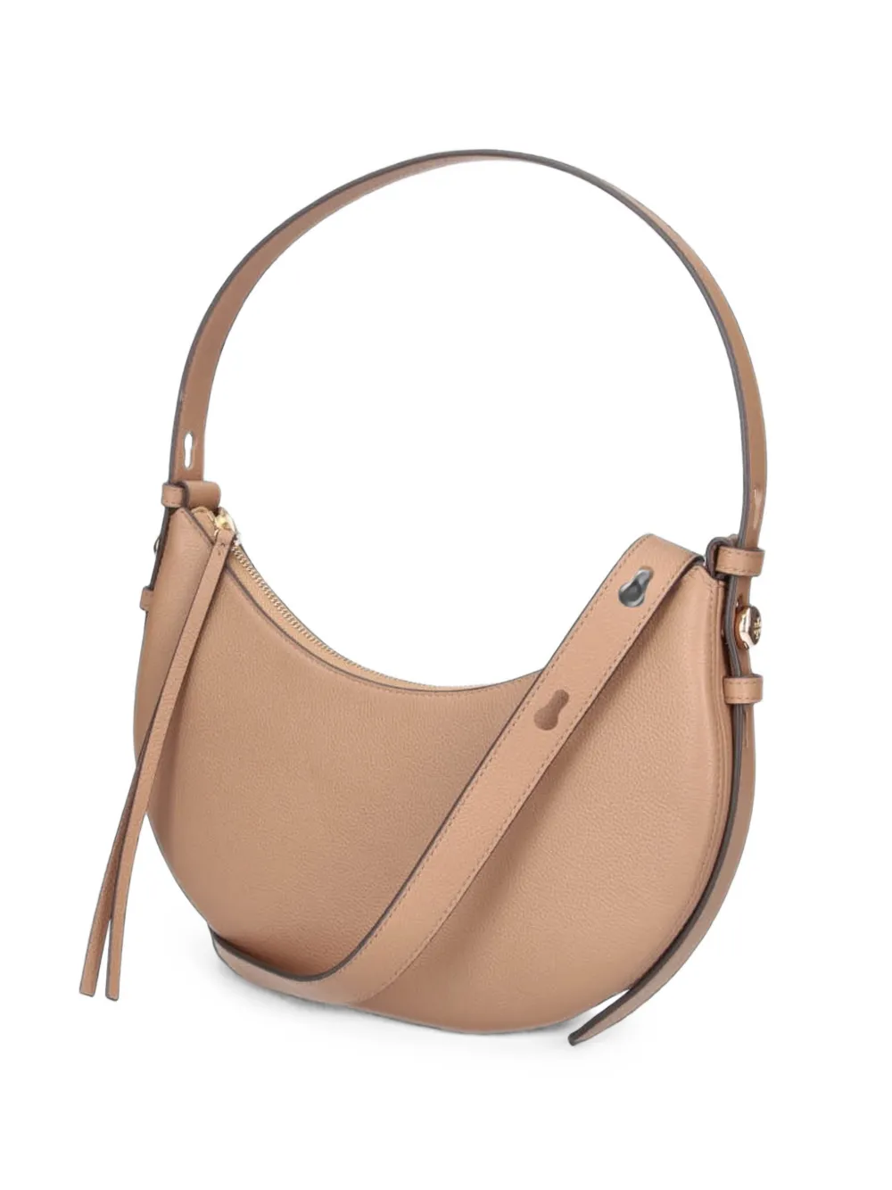 Tory Burch crescent-leather shoulder bag - Toni neutri