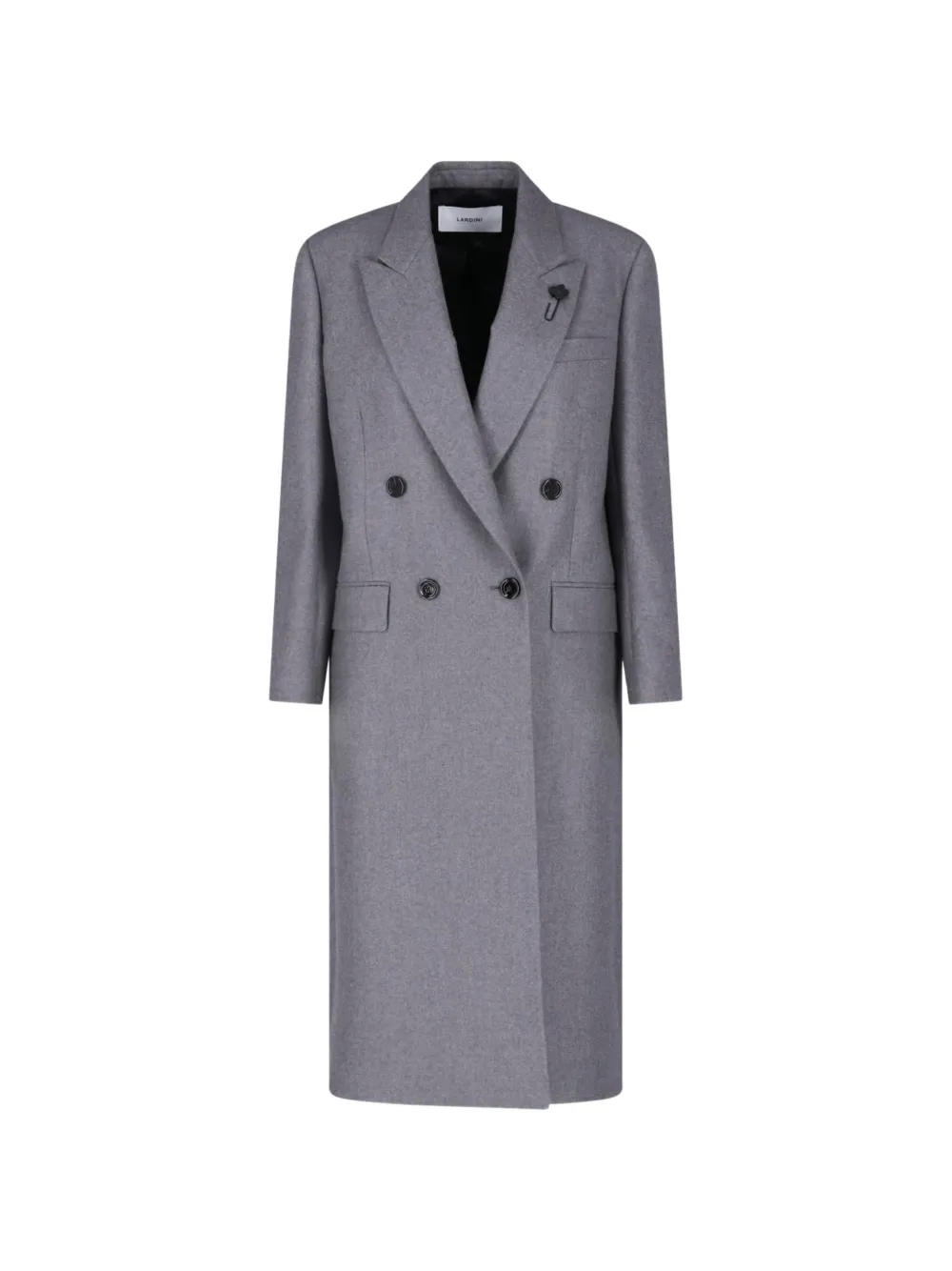 Lardini double-breasted cashmere coat