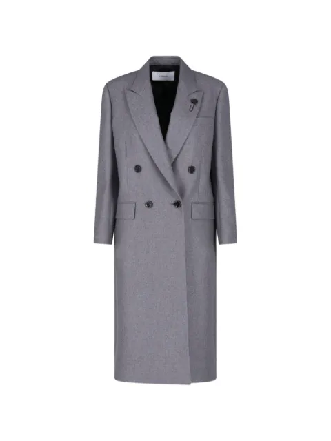 Lardini double-breasted cashmere coat