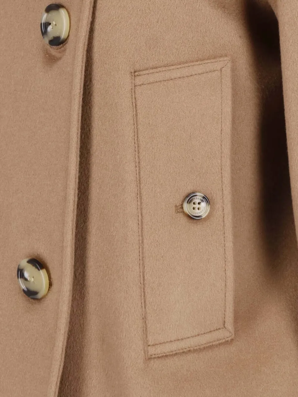Burberry Mayfair cropped kasjmier trenchcoat Beige