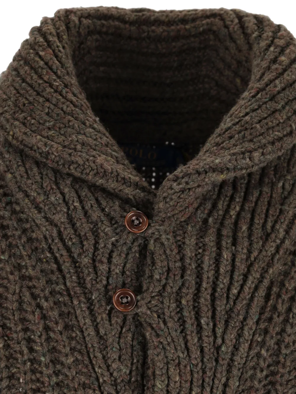 Polo Ralph Lauren wool-blend shawl cardigan Bruin