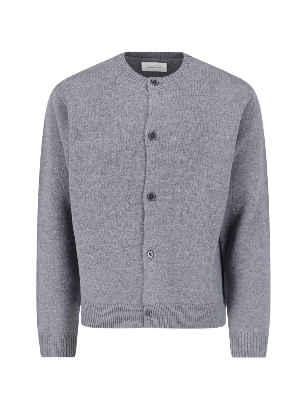 Berner Kühl button-up knitted wool cardigan - Grigio