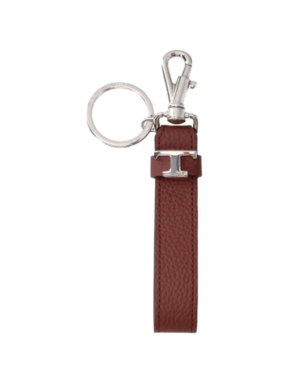 Tod's Portachiavi T Timeless in pelle - Marrone