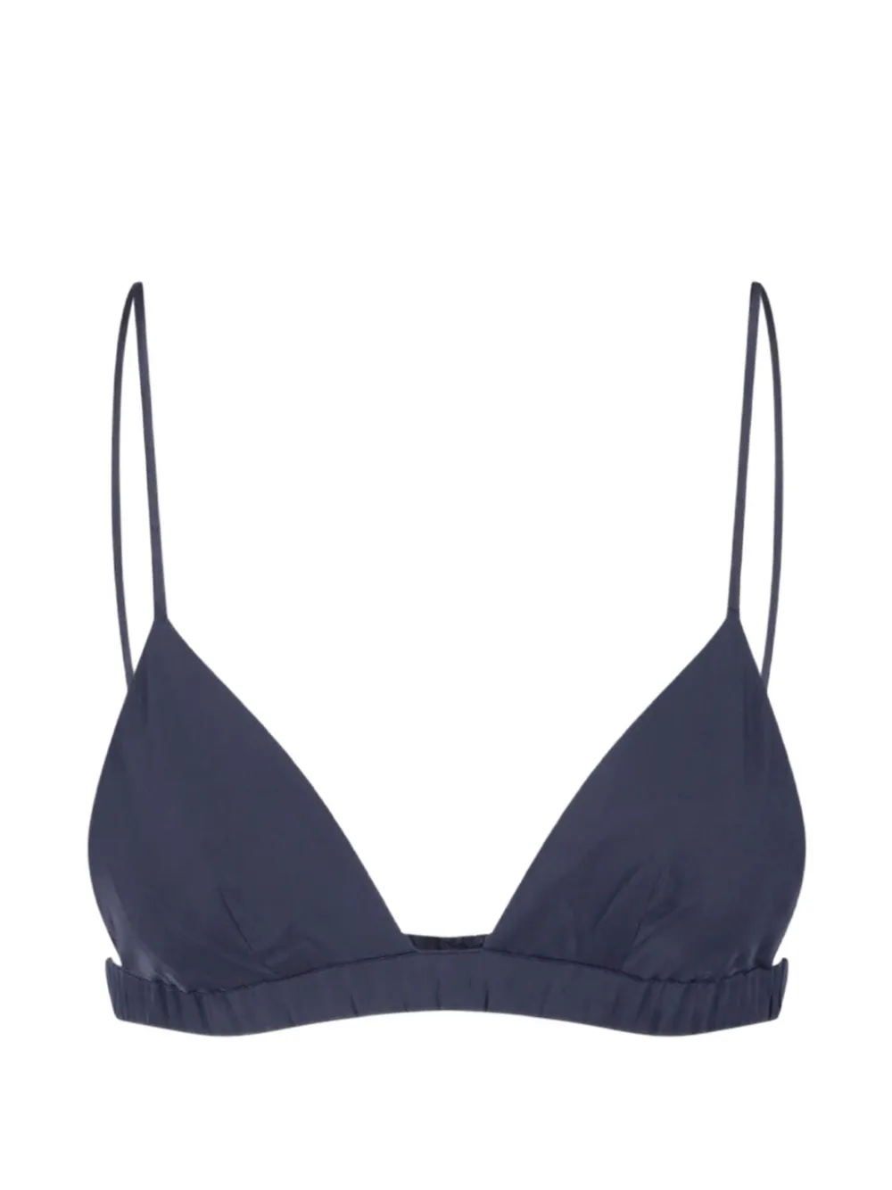 The Frankie Shop Nina satin bralette - Blu