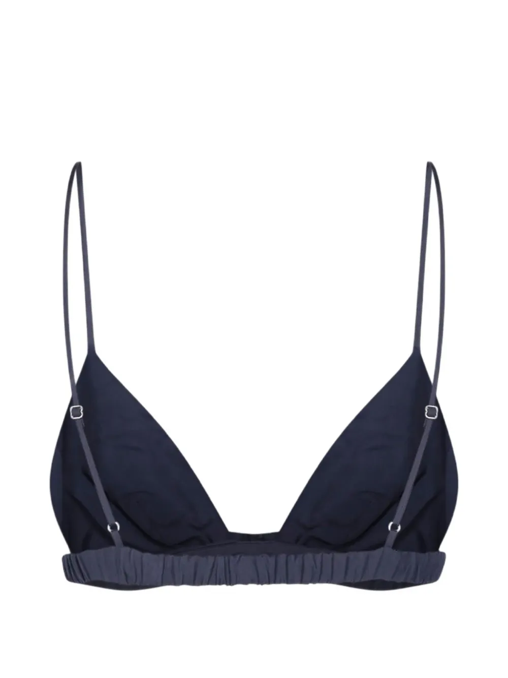 The Frankie Shop Nina satijnen bralette Blauw