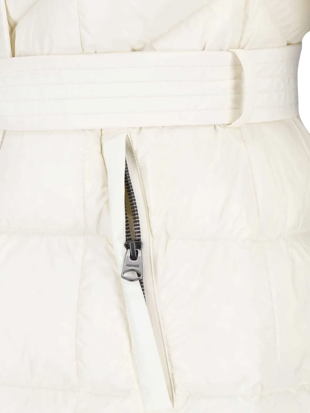 Mackage Calina lange gewatteerde donsjas Wit