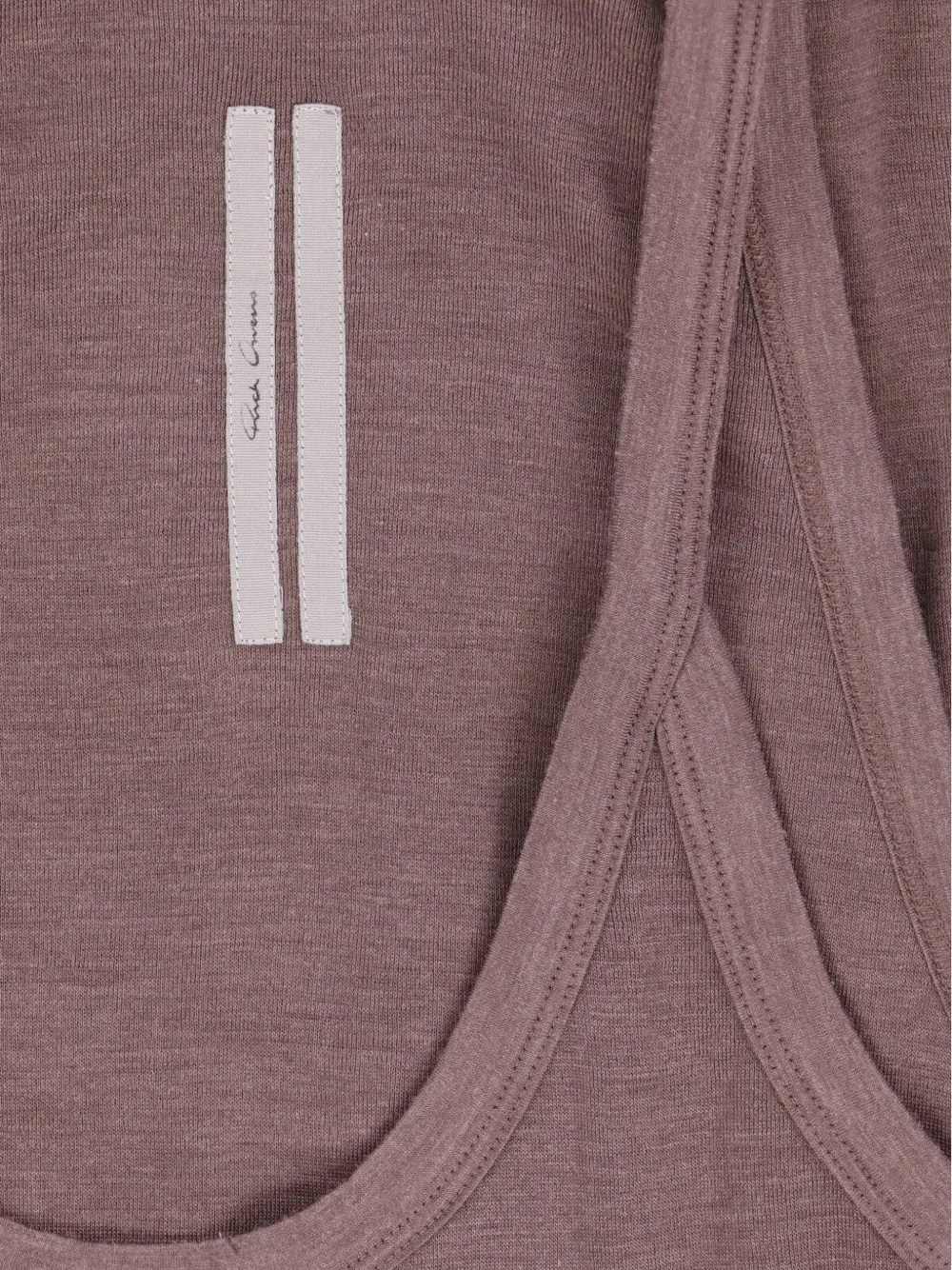 Rick Owens Tanktop met geribbelde afwerking Paars