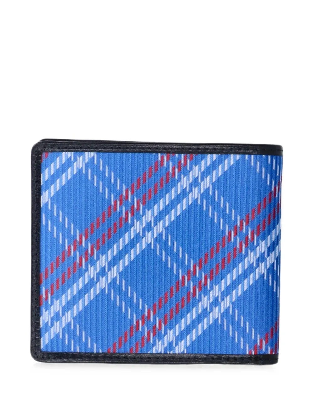 Vivienne Westwood Portemonnee met tartan-print en Orb-plakkaat Blauw