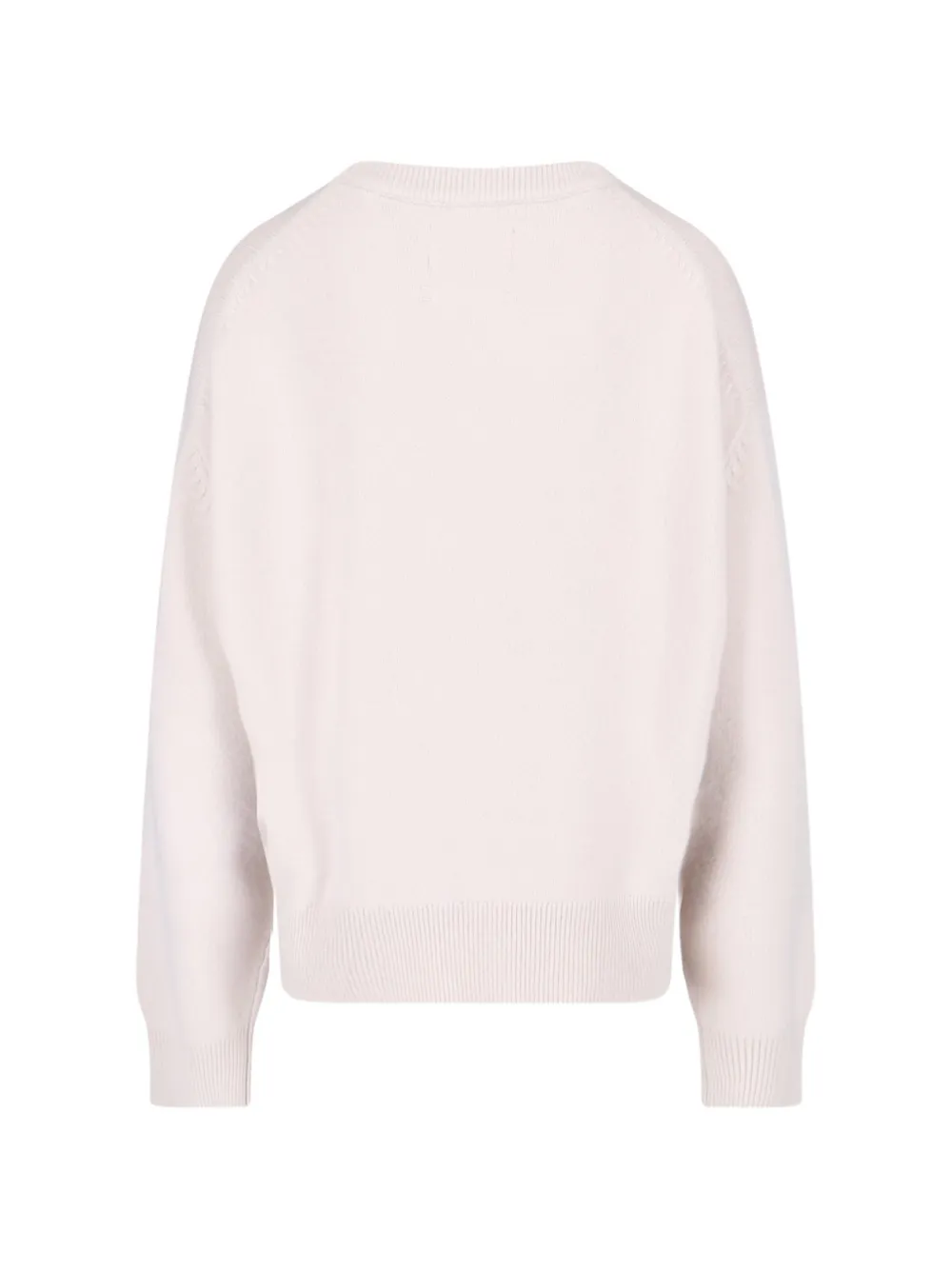 extreme cashmere Mike trui met ronde hals Wit